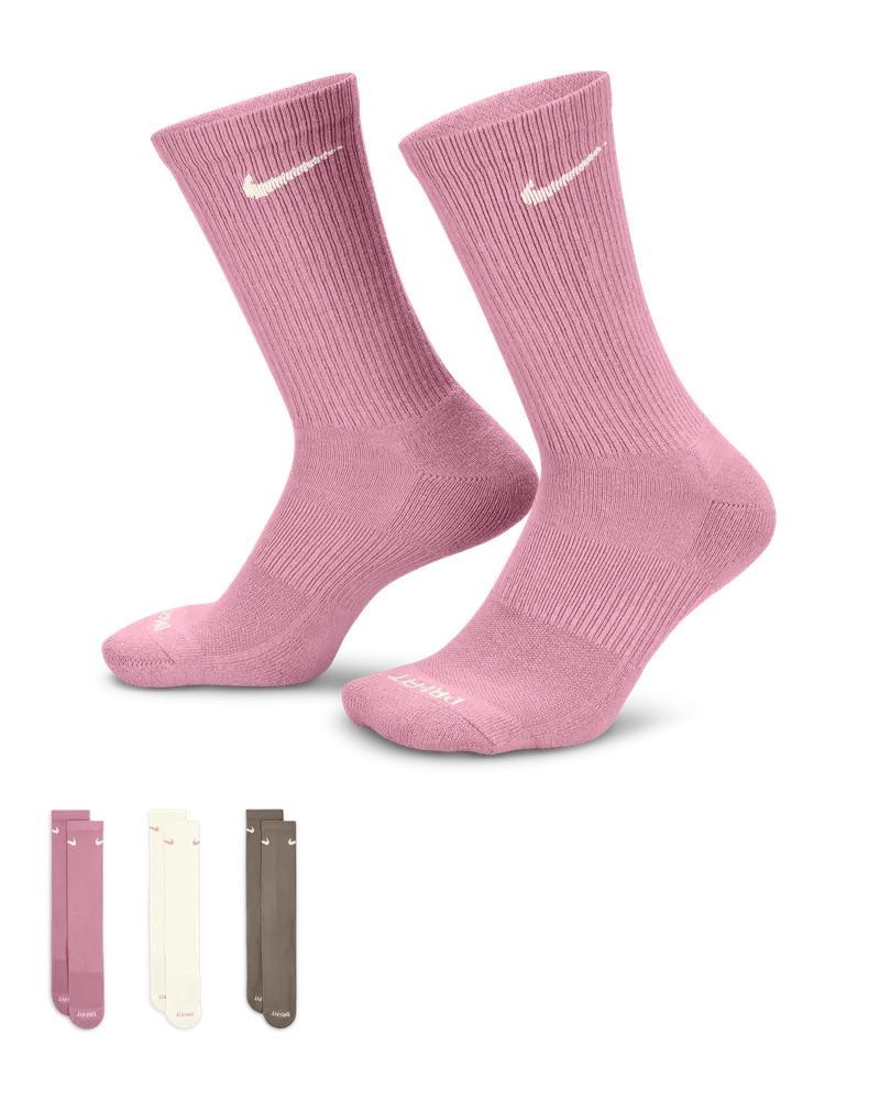 Nike Everyday Plus Cushioned Crew-Trainingssocken (3 Paar) - Multi-Color Multi-color