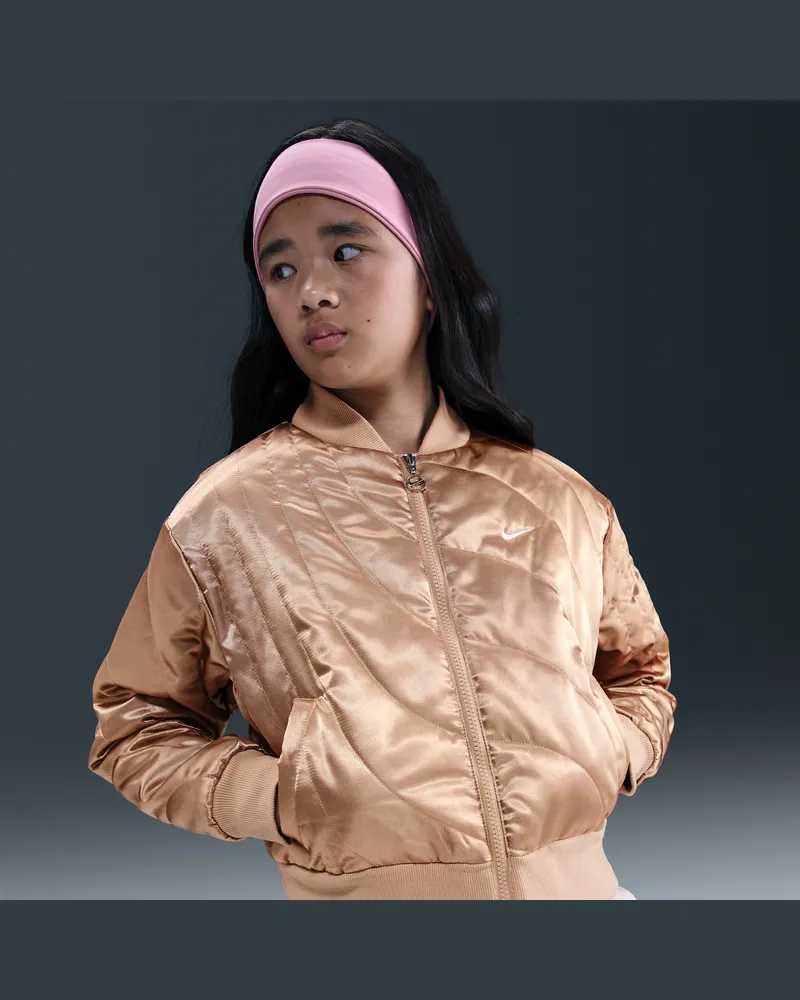 Nike Sportswear Jacke (ältere Kinder, Mädchen) - Braun Braun