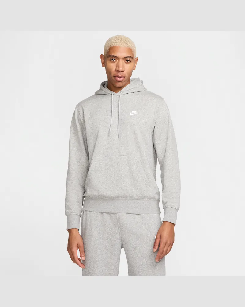 Nike Club French Terry-Hoodie (Herren) - Grau Grau