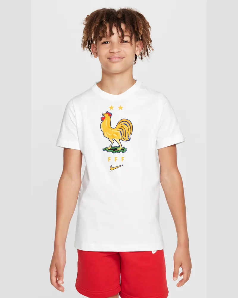 Nike FFF Fußball-T-Shirt für ältere Kinder - Weiß Weiß