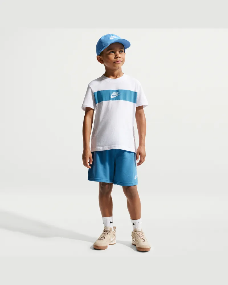 Nike Futura Icon zweiteiliges Shorts-Set für jüngere Kinder - Blau Blau