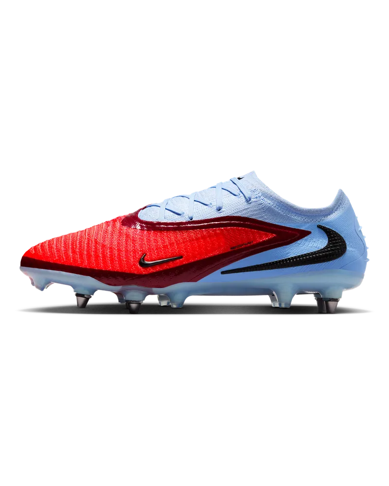 Nike Phantom 6 Low Elite Fußballschuh für weichen Rasen - Blau Blau