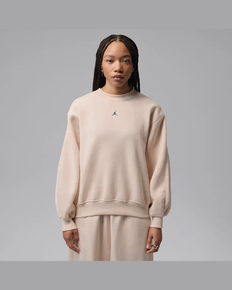 Jordan Brooklyn Fleece-Sweatshirt mit Rundhalsausschnitt für Damen - Weiß Weiß