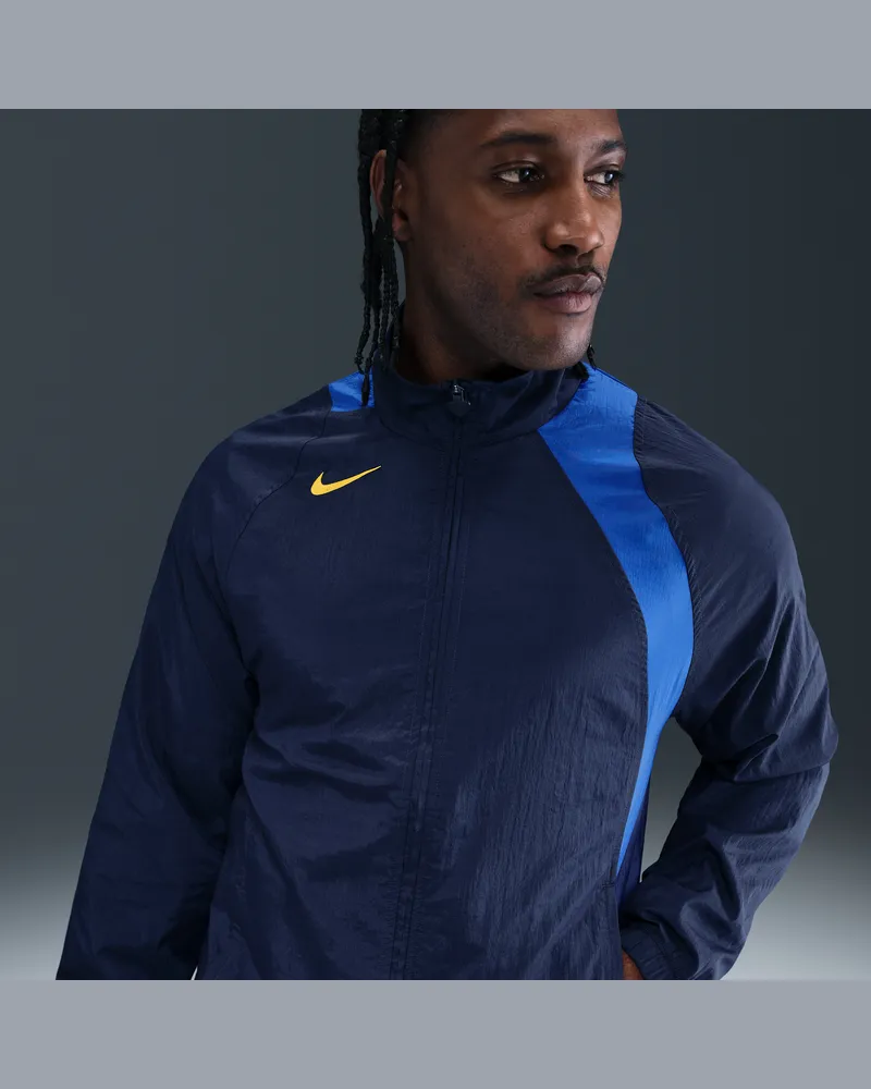 Nike Total 90 Fußball-Trainingsjacke mit Repel-Technologie (Herren) - Blau Blau