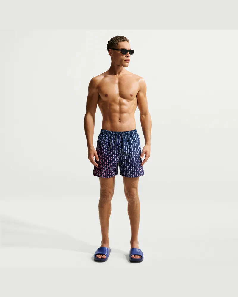 Nike Swim Breaker Volley Badeshorts (ca. 12,5 cm) mit integriertem Slip (Herren) - Blau Blau