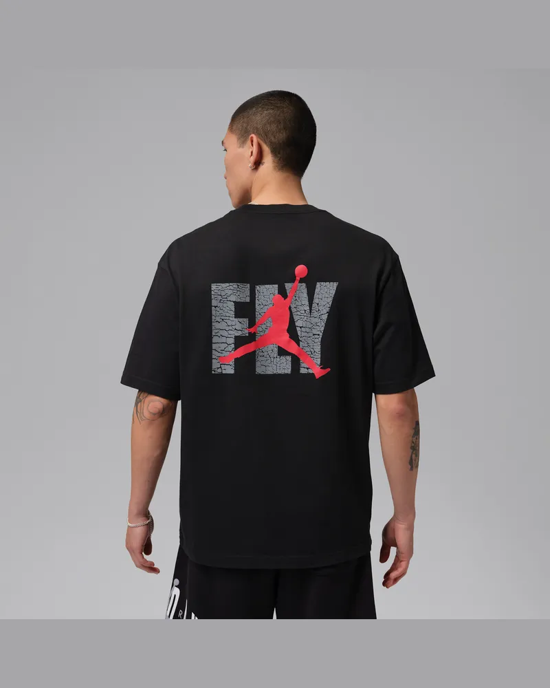 Jordan Men-T-Shirt mit Grafik - Schwarz Schwarz