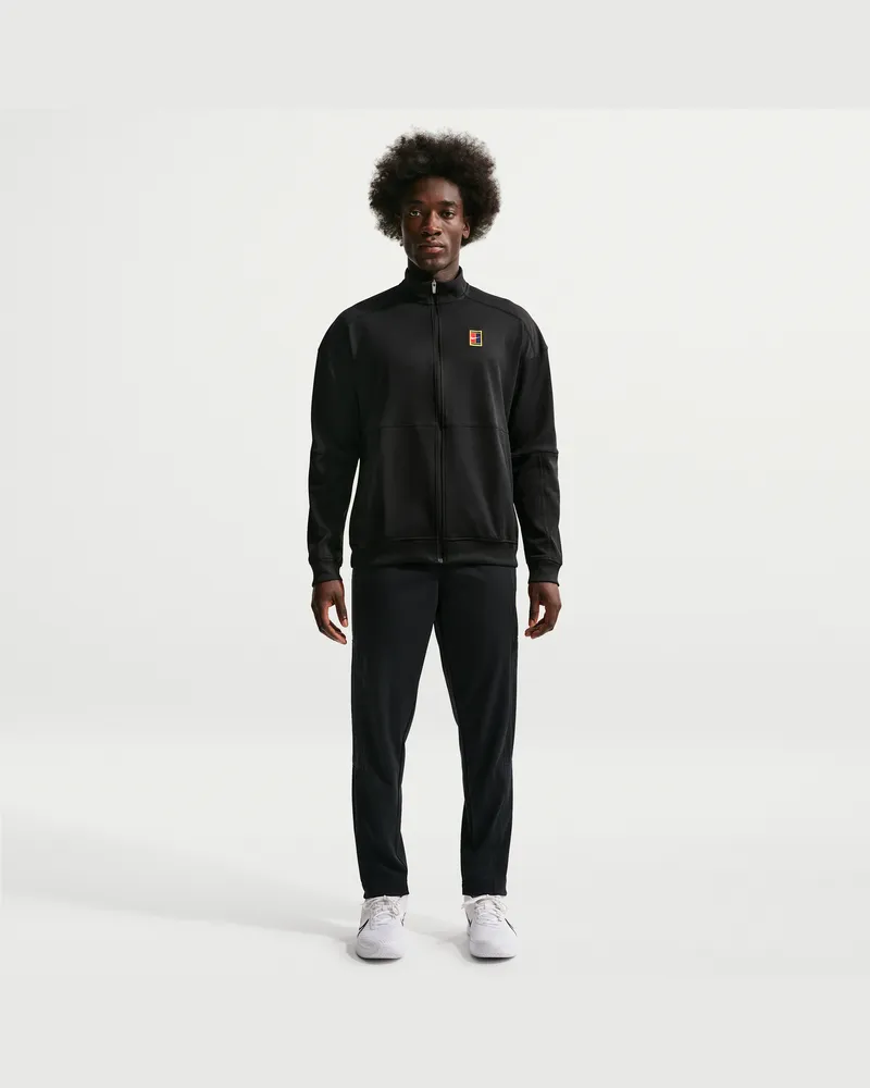 Nike Court Heritage Herren-Tennishose - Schwarz Schwarz