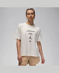 Nike Jordan Girlfriend-T-Shirt für Damen - Weiß Weiß