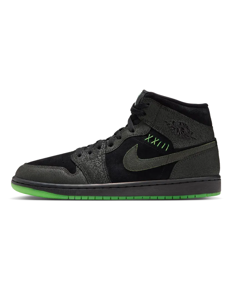 Jordan Air  1 Mid SE Schuh (Herren) - Schwarz Schwarz