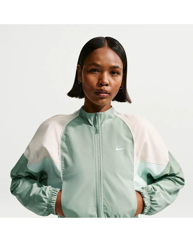 Nike Crop-Trainingsjacke (Damen) - Grün Grün