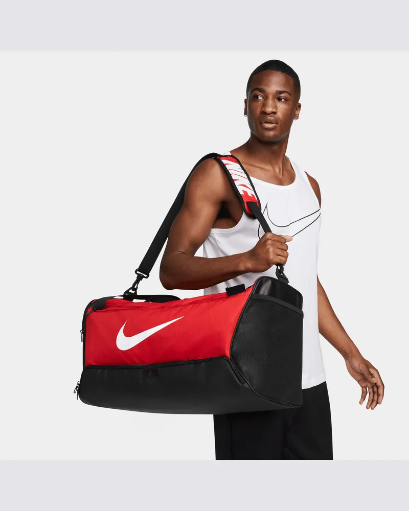 Nike Brasilia 9.5 Trainingstasche (Medium, 60 l) - Rot Rot