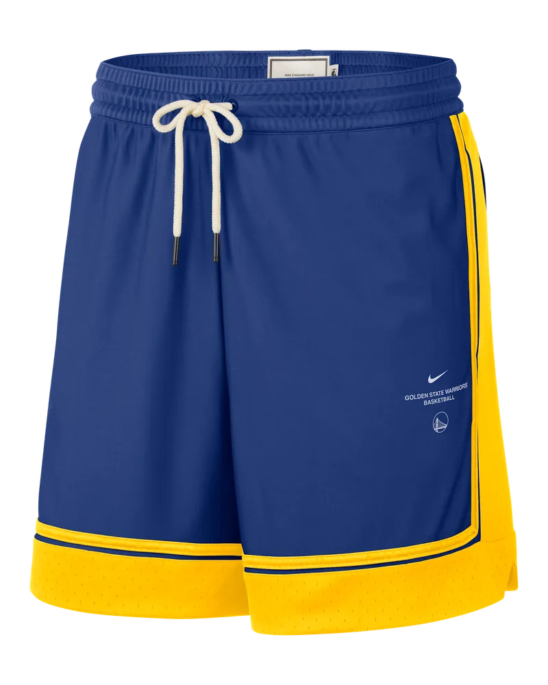 Nike Golden State Warriors Standard Issue NBA Shorts (ca. 15 cm, Herren) - Blau Blau