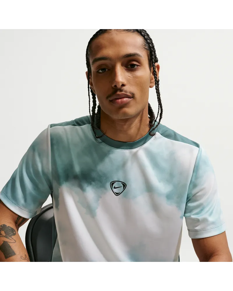 Nike Academy+ Dri-FIT Kurzarm-Fußballoberteil (Herren) - Grau Grau