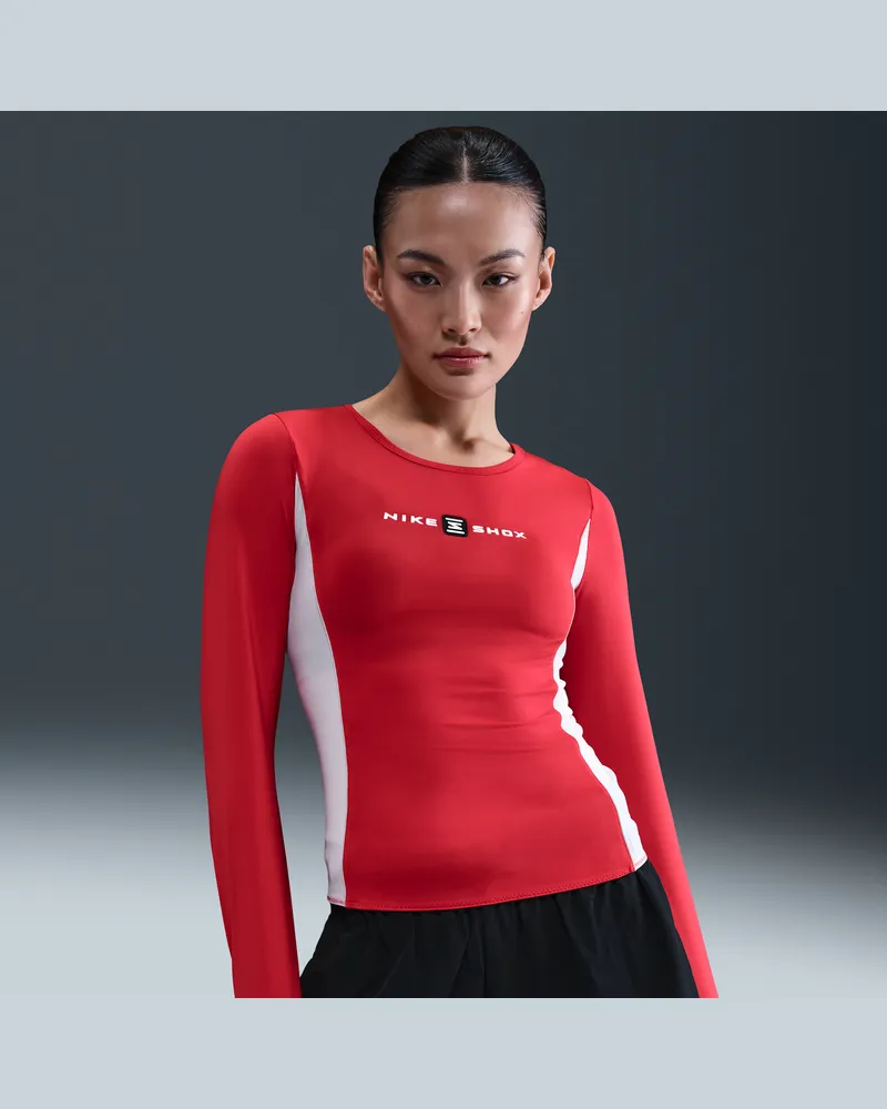 Nike Sportswear Shox Longsleeve für Damen - Rot Rot