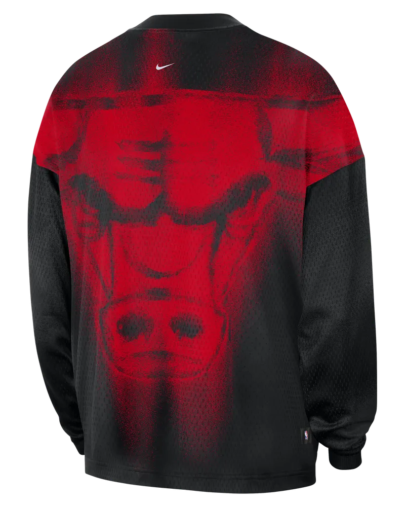 Nike Chicago Bulls Standard Issue  Basketball-Longsleeve mit Dri-FIT-Technologie (Herren) - Schwarz Schwarz
