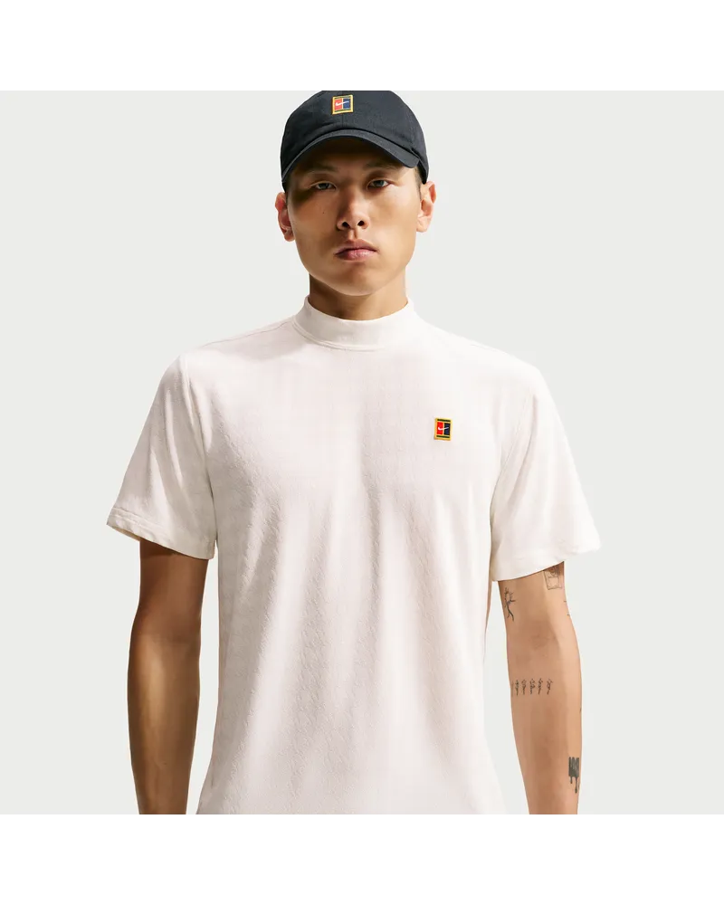 Nike Club Rules Aero-FIT Oberteil mit Stehkragen (Herren) - Weiß Weiß