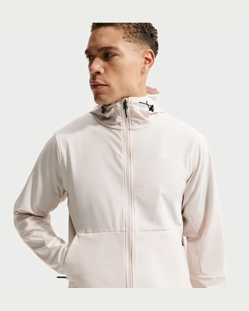 Nike Unlimited vielseitige Repel-Jacke mit Kapuze für Herren - Braun Braun