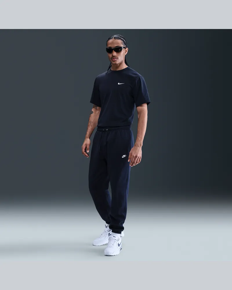 Nike Club Hose aus angerautem Fleece mit Bündchen (Herren) - Blau Blau