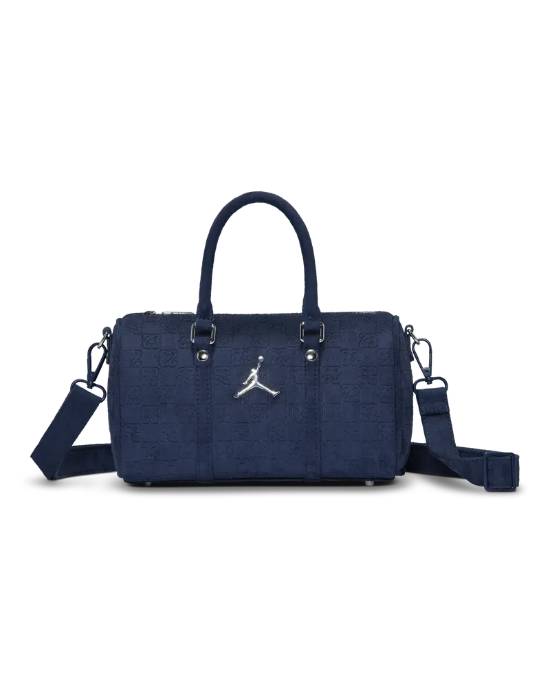 Jordan Monogram kleine Sporttasche aus Wildlederimitat (3 l) - Blau Blau