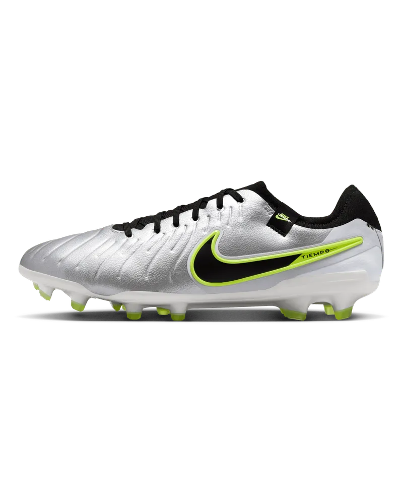 Nike Tiempo Legend 10 Pro Low Top Fußballschuh für normalen Rasen - Grau Grau