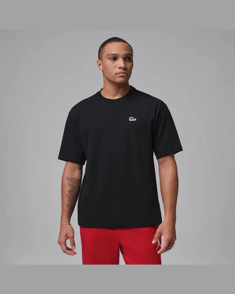Jordan Sneaker-T-Shirt mit Patch (Herren) - Schwarz Schwarz