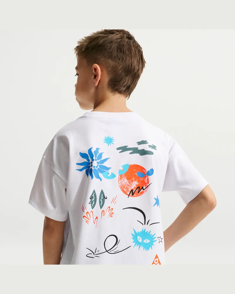 Nike ACG Max90 T-Shirt (ältere Kinder) - Weiß Weiß