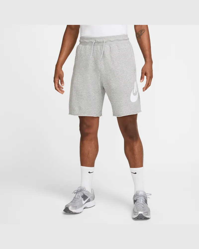 Nike Club French-Terry-Alumni-Shorts (Herren) - Grau Grau