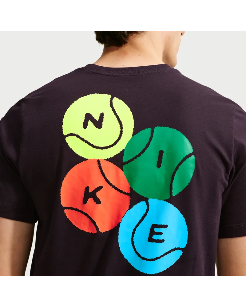 Nike Court Dri-FIT Tennis T-Shirt für Herren - Rot Rot