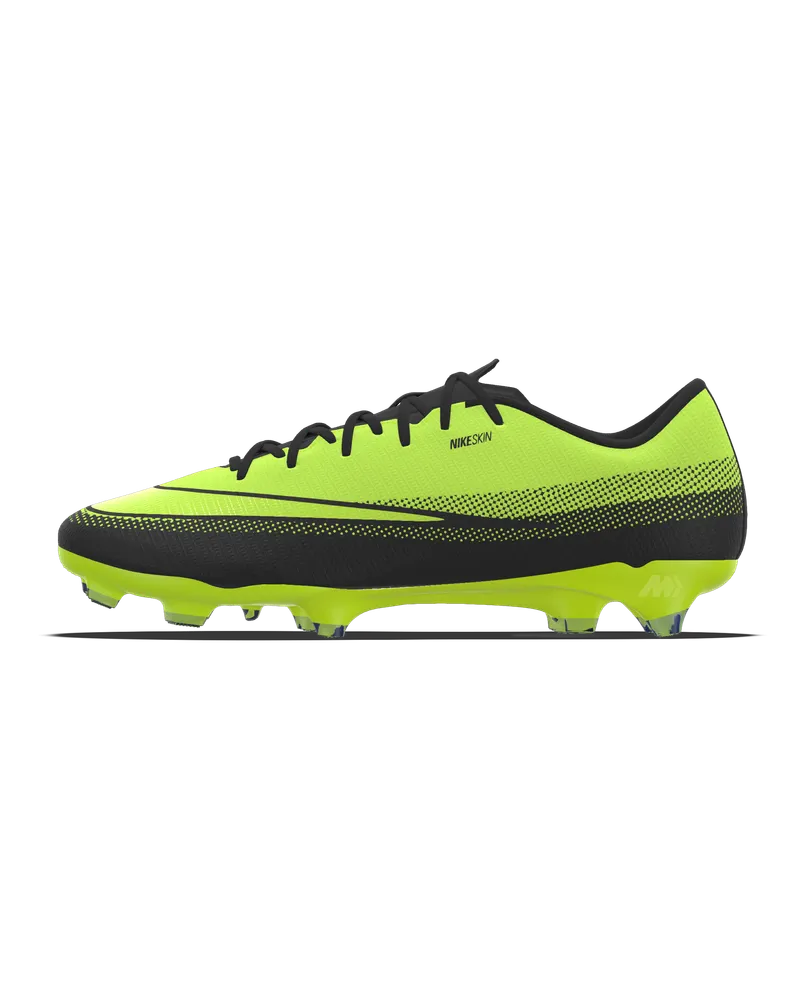 Nike Mercurial Vapor 17 Academy By You personalisierbarer Low-Top-Fußballschuh für normalen Rasen - Grün Grün