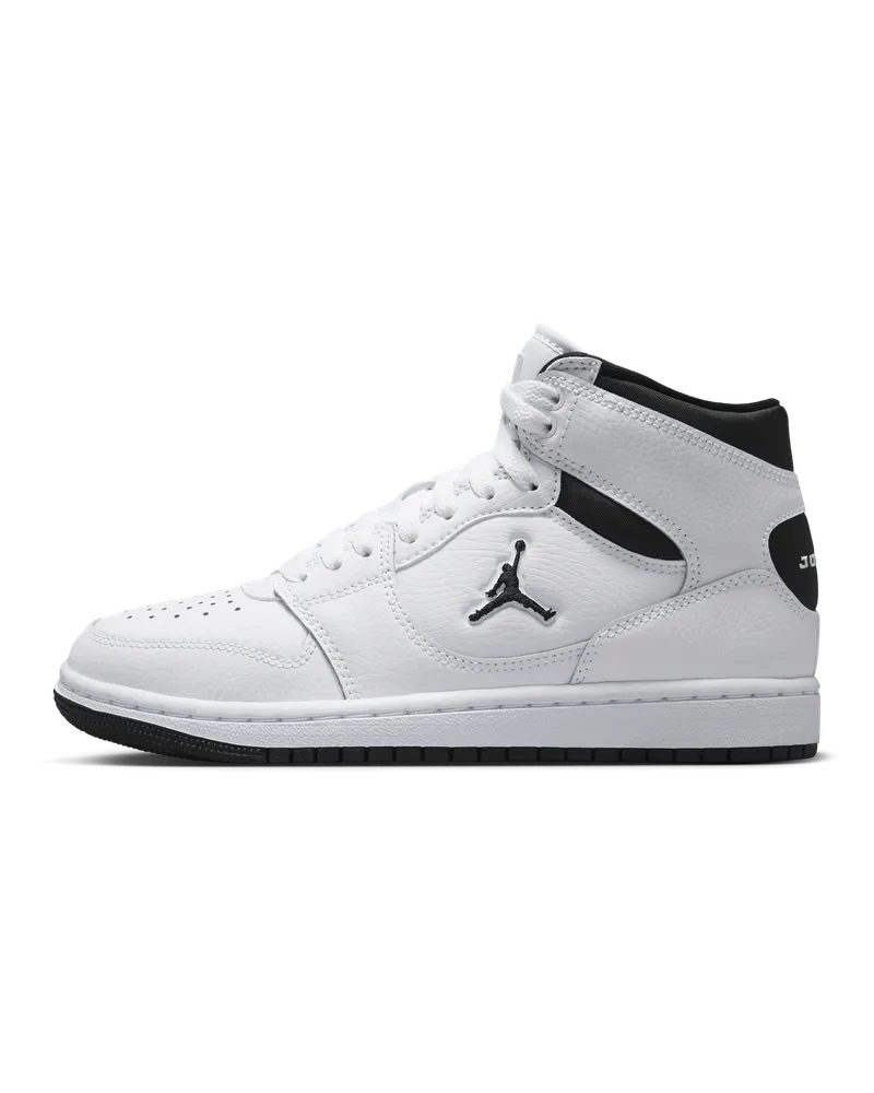 Jordan Court Connect Mid-Schuh (ältere Kinder) - Weiß Weiß