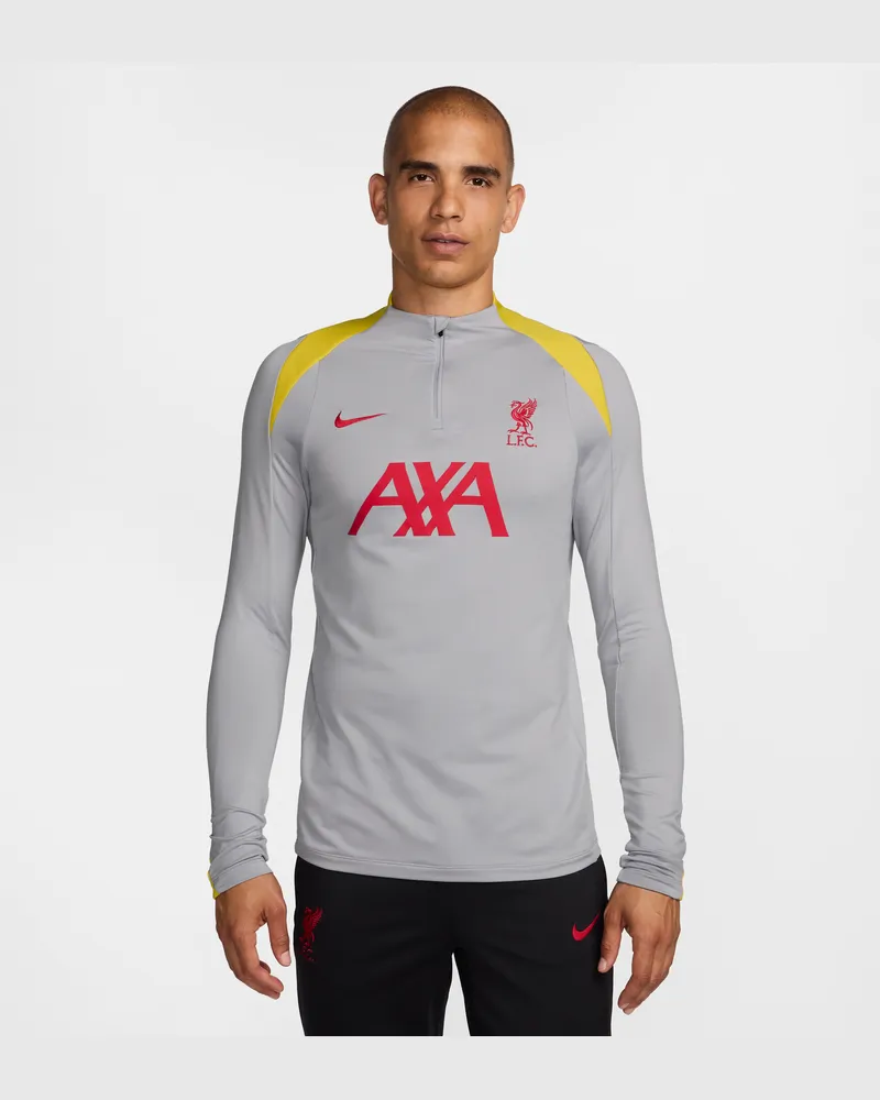 Nike FC Liverpool Strike Third  Dri-FIT Fußball-Drill-Oberteil (Herren) - Grau Grau