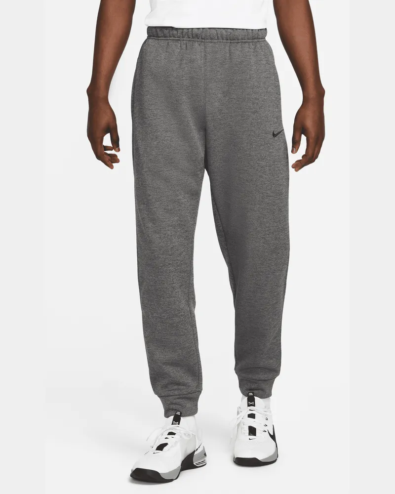 Nike Therma schmal zulaufende Therma-FIT Fitnesshose für Herren - Grau Grau