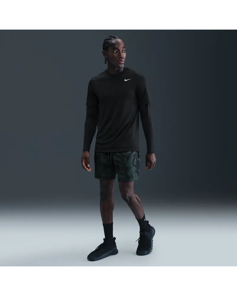 Nike Form vielseitige Dri-FIT Herrenshorts ohne Futter (ca. 18 cm) - Grün Grün