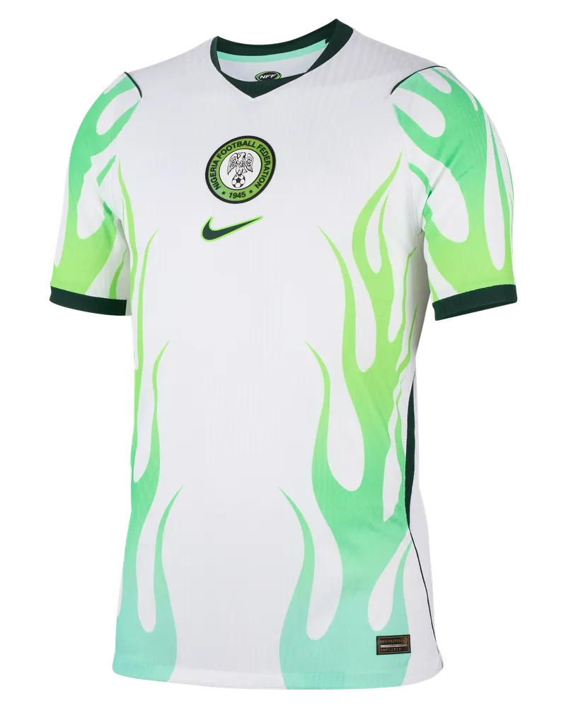 Nike Nigeria 2026 Auswärtsspiel  Aero-FIT authentisches Fußballtrikot (Herren) - Weiß Weiß