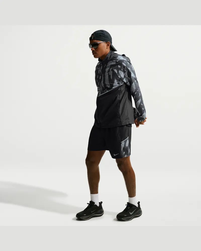 Nike Miler Dri-FIT Laufshorts mit Futter (ca. 18 cm) (Herren) - Schwarz Schwarz