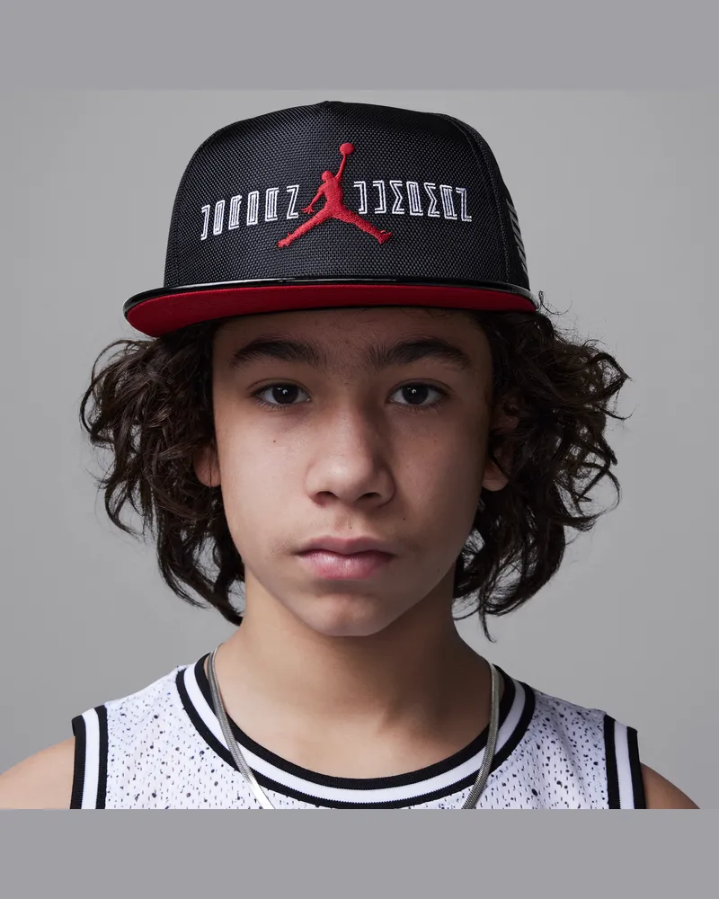Jordan Retro 11 Cap mit flachem Schirm (ältere Kinder) - Schwarz Schwarz