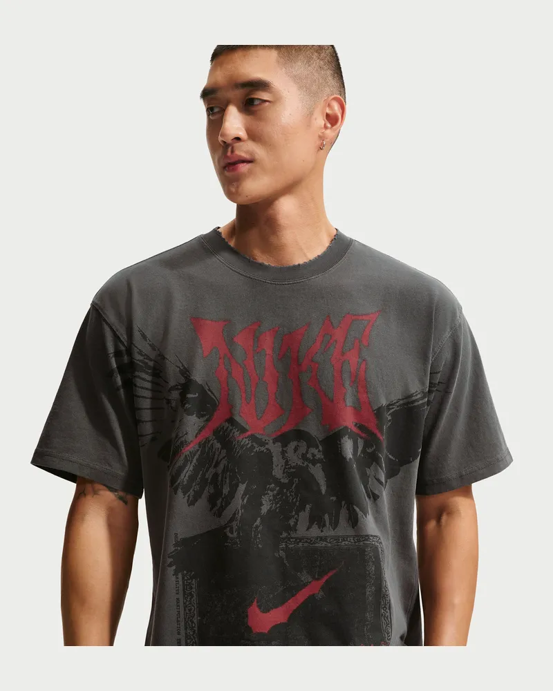 Nike Basketball-T-Shirt (Herren) - Grau Grau