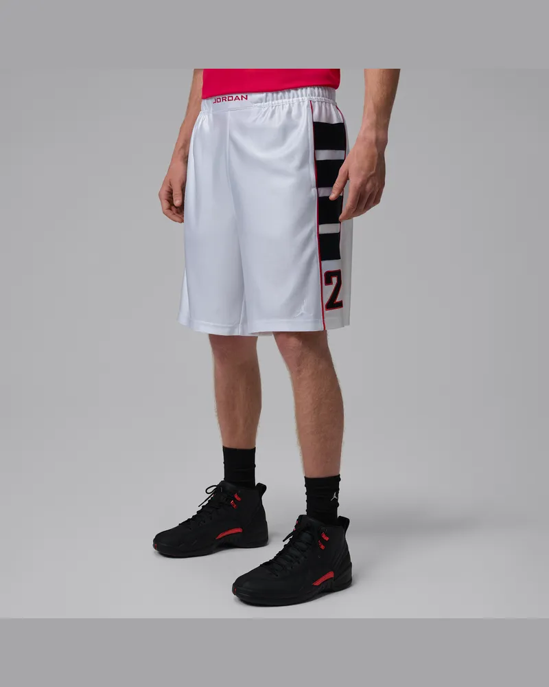 Jordan Brooklyn Cat Scratch Shorts (Herren) - Weiß Weiß