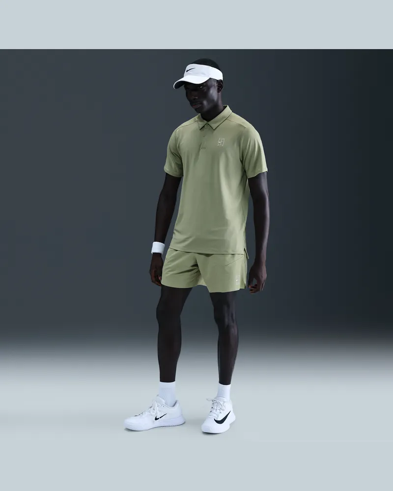 Nike Court Advantage Dri-FIT-Tennisshorts (ca. 15,5 cm) - Grün Grün