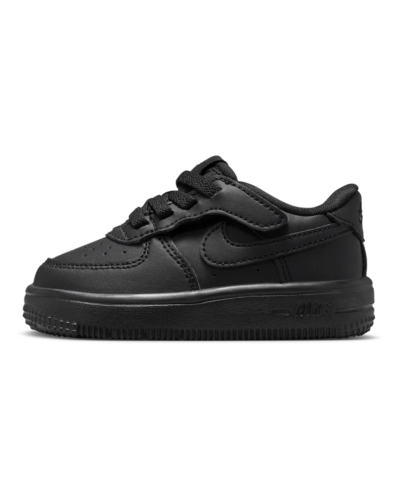 Nike Force 1 Low EasyOn Schuh (Babys/Kleinkinder) - Schwarz Schwarz