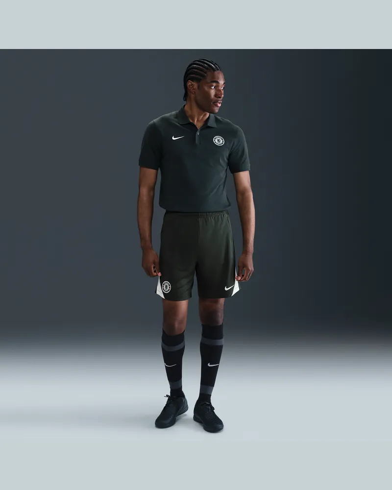 Nike FC Chelsea Strike  Dri-FIT Fußballshorts aus Strickmaterial (Herren) - Grün Grün