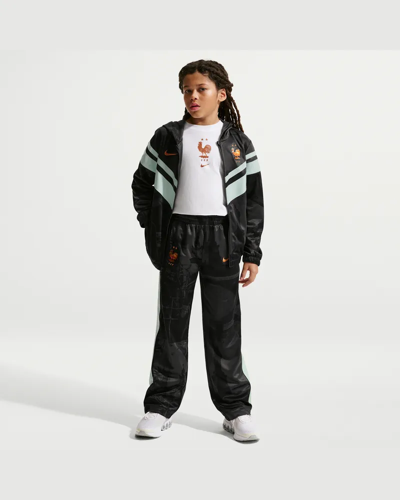 Nike FFF  Dri-FIT Fußball-Trainingsanzug mit Kapuze (ältere Kinder) - Grau Grau