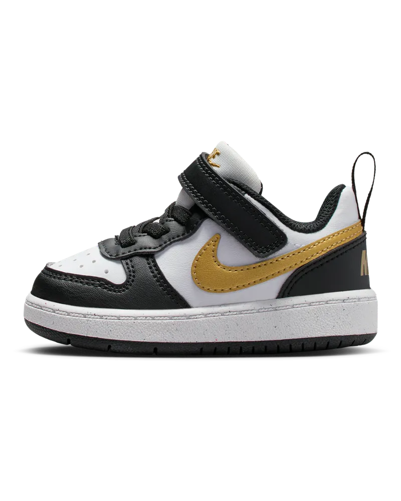 Nike Court Borough Low Recraft Schuh für Babys und Kleinkinder - Schwarz Schwarz