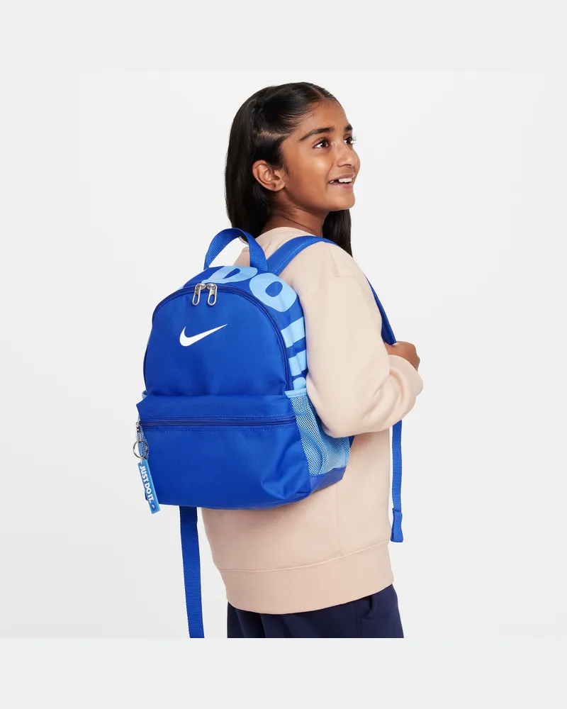 Nike Brasilia JDI Minirucksack für Kinder (11 l) - Blau Blau