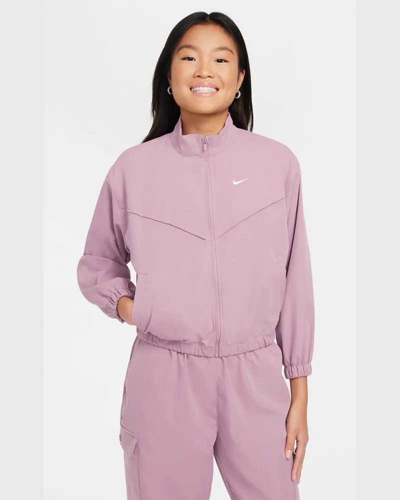 Nike Sportswear leichte Oversized-Jacke (Mädchen) - Lila Lila