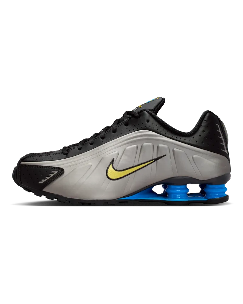 Nike Shox R4 „Brasilien“ Schuhe (Herren) - Schwarz Schwarz