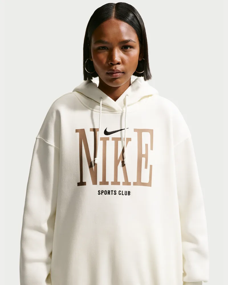 Nike Phoenix Fleece Oversize-Hoodie (Damen) - Weiß Weiß