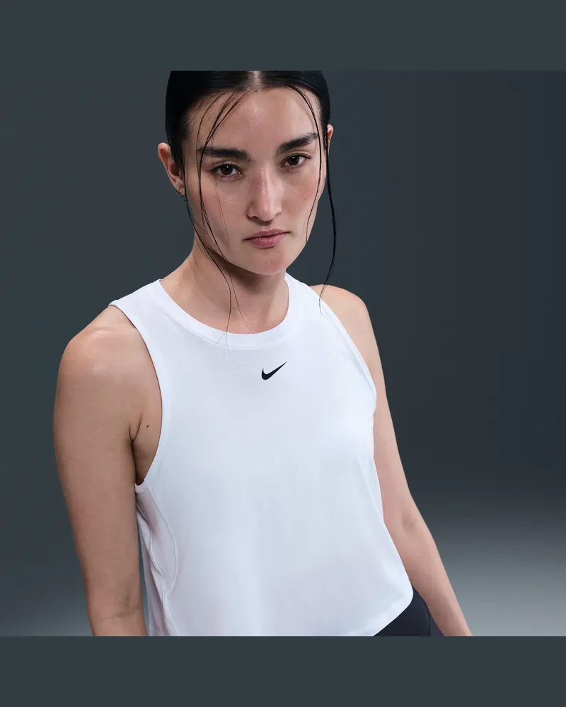Nike One Classic Dri-FIT Kurztanktop für Damen - Weiß Weiß