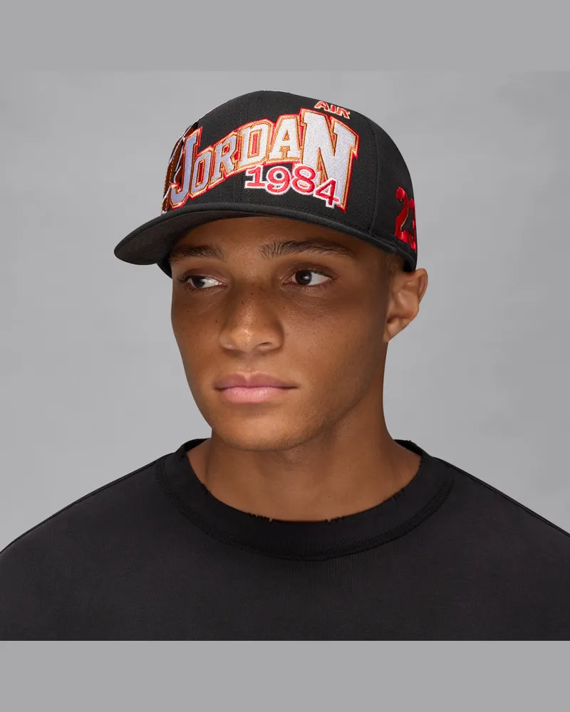 Jordan Pro strukturierte Cap - Schwarz Schwarz