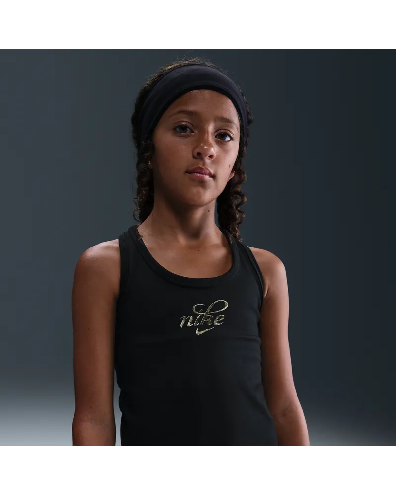 Nike Dri-FIT One Tanktop für ältere Kinder (Mädchen) - Schwarz Schwarz